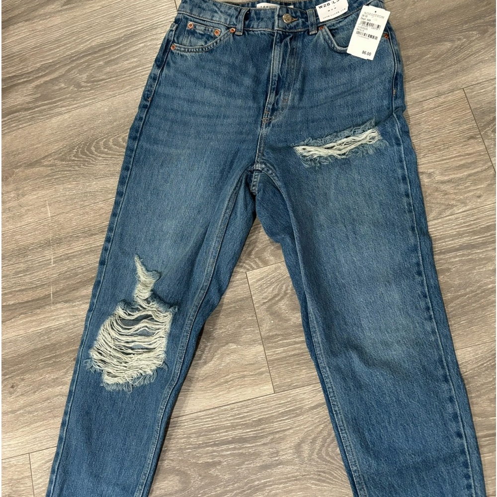 topshop mom jean nwt